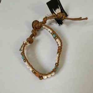 Lotus and Luna Agate bracelet